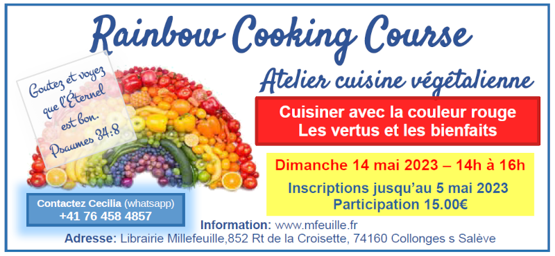 Atelier cuisine vegfentalienne